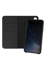 Richmond & Finch iPhone X/Xs Cover Wallet Aftageligt cover Sort