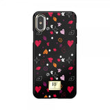 Richmond & Finch iPhone X/Xs Cover Heart And Kisses