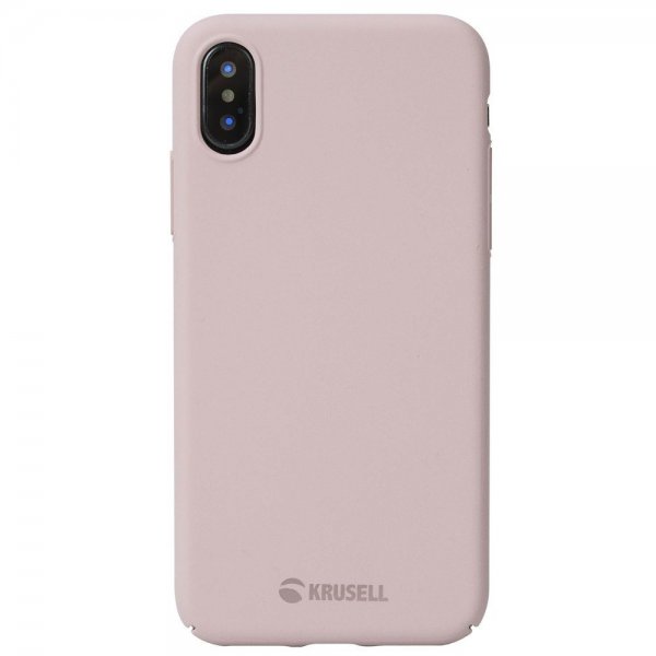 Krusell iPhone X/Xs Cover Sandby Dusty Pink