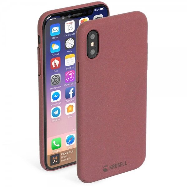 Krusell iPhone X/Xs Cover Sandby Rust
