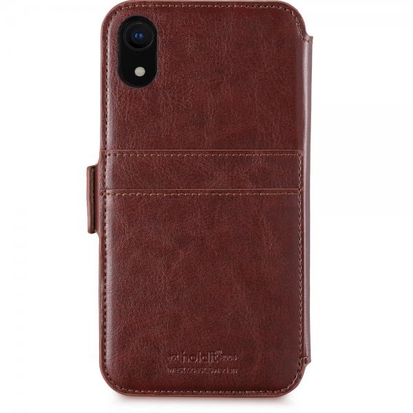 holdit iPhone Xr Etui Berlin Aftageligt Cover Mørkebrun
