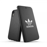 Adidas iPhone Xr Fodral OR Booklet Case BASIC FW18 Sort Hvid Logo