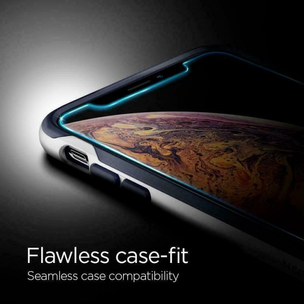 Spigen iPhone Xr/iPhone 11 Skærmbeskytter GLAS.tR ALIGNmaster 2-pak