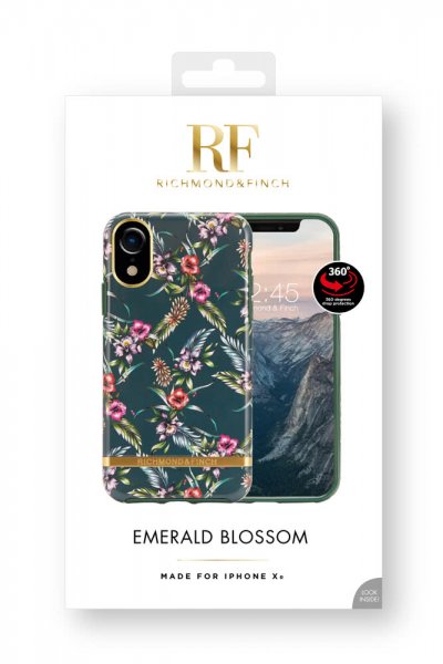 Richmond & Finch iPhone Xr Cover Emerald Blossom