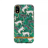 Richmond & Finch iPhone Xr Cover Green Leopard