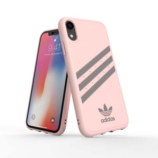 Adidas iPhone Xr Cover OR Moulded Case Suede FW18 Rosa
