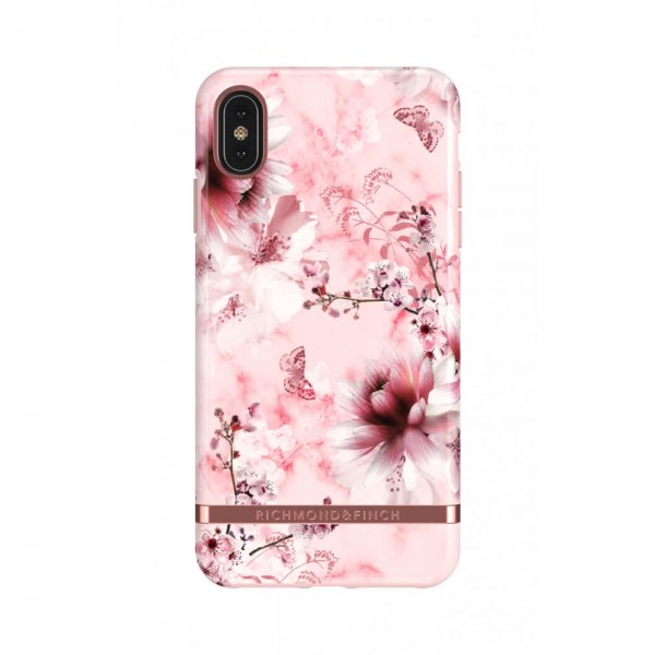 Richmond & Finch iPhone Xs Max Cover Pink Marble Floral