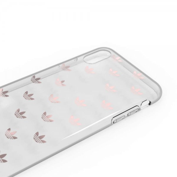 Adidas iPhone Xs Max Cover ELLER Snap Case Entry SS19 Klar Rosaguld