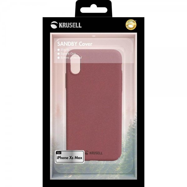 Krusell iPhone Xs Max Cover Sandby Cover Rust