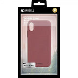 Krusell iPhone Xs Max Cover Sandby Cover Rust