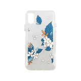 iPhone X/iPhone Xs Cover Motiv Blåt Blad