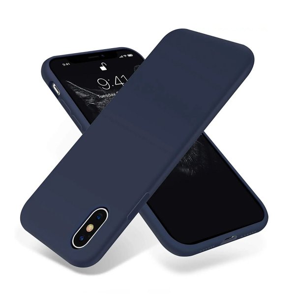 Rvelon iPhone X/iPhone Xs Cover Silikone Blå