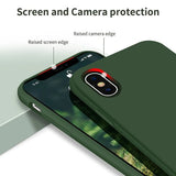 Rvelon iPhone X/iPhone Xs Cover Silikone Grøn