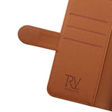 Rvelon iPhone X/iPhone Xs Cover Magnetisk Aftageligt Etui Brun