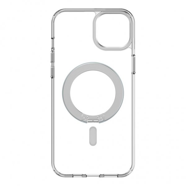 Decoded iPhone 15 Plus Skal Recycled Plastic Transparent Loop Stand Back Cover Klar