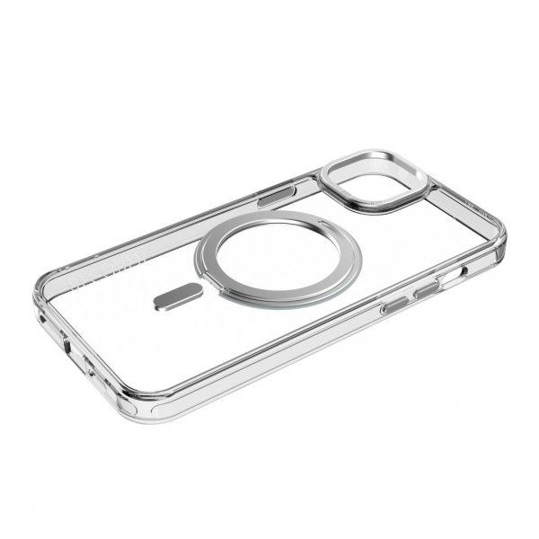 Decoded iPhone 15 Plus Skal Recycled Plastic Transparent Loop Stand Back Cover Klar