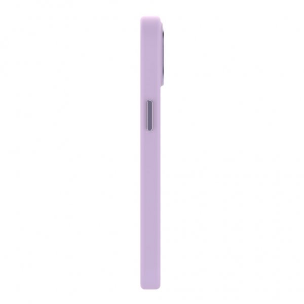 Decoded iPhone 15 Plus Cover Silikone Bagside Lavendel