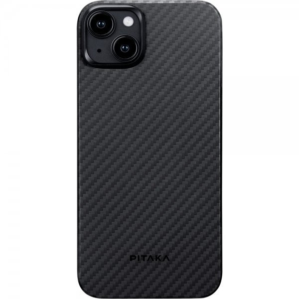 Pitaka iPhone 15 Cover MagEZ Case 4 Sort/Grå Twill