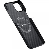 Pitaka iPhone 15 Plus Cover MagEZ Case 4 Sort/Grå Twill