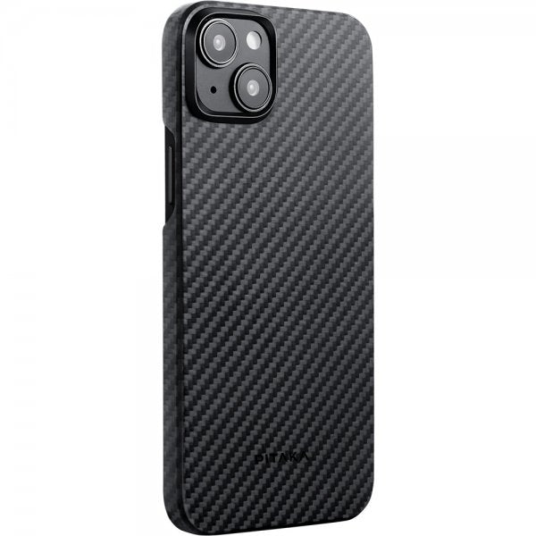 Pitaka iPhone 15 Cover MagEZ Case 4 Sort/Grå Twill