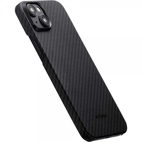 Pitaka iPhone 15 Plus Cover MagEZ Case 4 Sort/Grå Twill