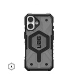 Urban Armor Gear (UAG) iPhone 16 Cover Pathfinder Clear MagSafe Ash