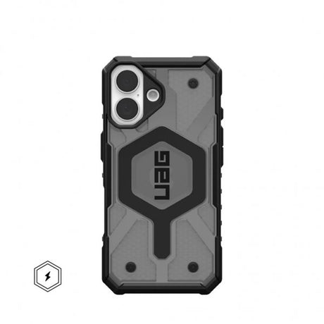 Urban Armor Gear (UAG) iPhone 16 Cover Pathfinder Clear MagSafe Ash