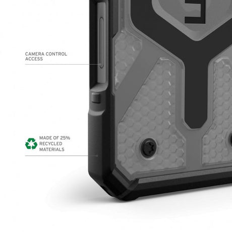 Urban Armor Gear (UAG) iPhone 16 Cover Pathfinder Clear MagSafe Ash