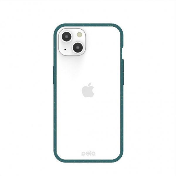 Pela iPhone 13 Cover Eco Friendly Klar Grøn