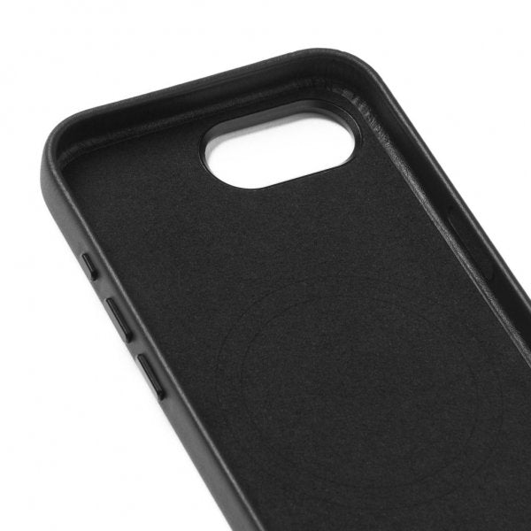 Mujjo iPhone 16/17 Cover Fuld Lædercover MagSafe Sort