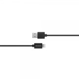 Deltaco USB-A-kabel med Lightning-stik 2m Sort