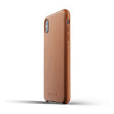 Mujjo iPhone Xs Max Cover Fuld Læderetui Tan