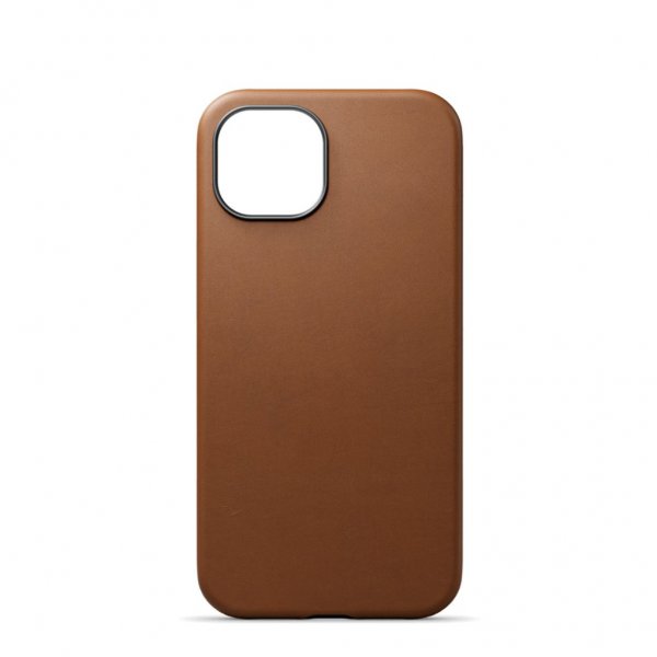 Journey iPhone 13 Cover Ægte Læder MagSafe Tan
