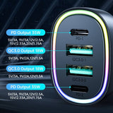Joyroom Biloplader JR-CL29 70W 4 Port Biloplader