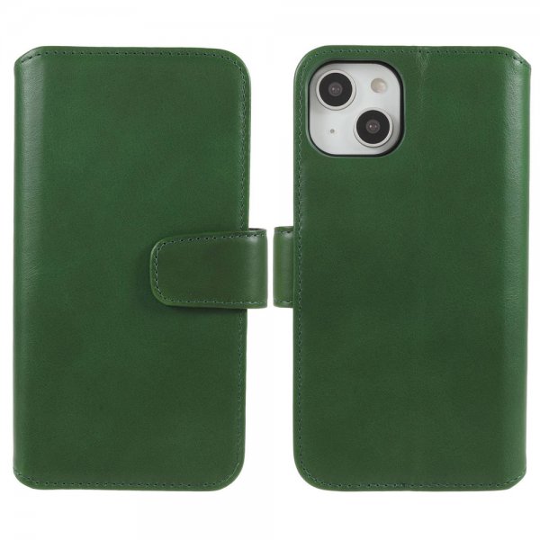 Nordic Covers iPhone 14 Plus Cover Essential Læder Juniper Green