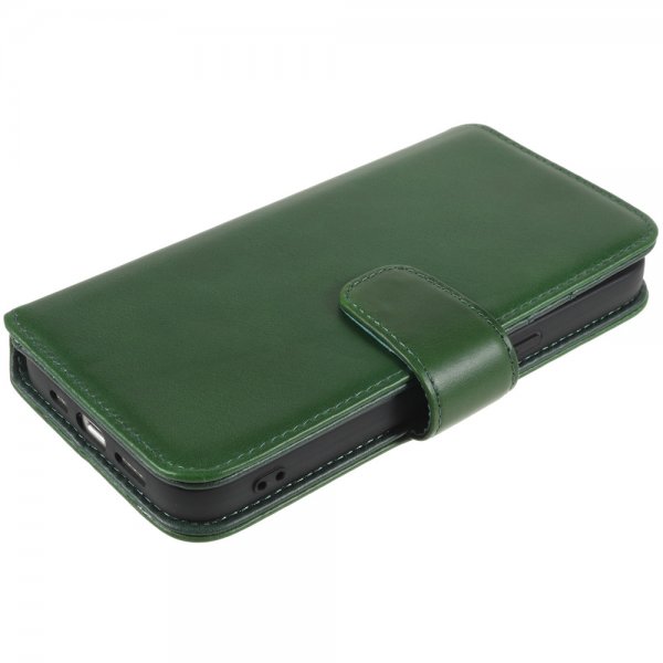 Nordic Covers iPhone 14 Plus Cover Essential Læder Juniper Green