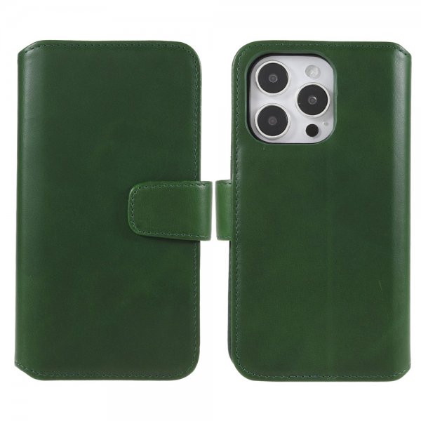 Nordic Covers iPhone 14 Pro Essential Lædercover Juniper Green