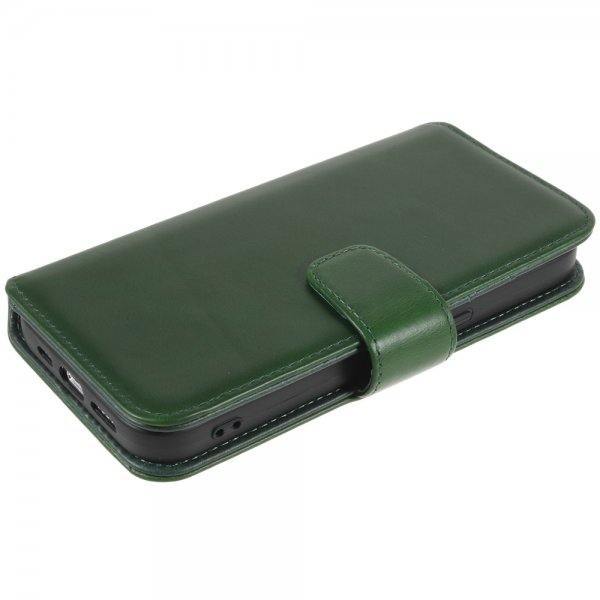 Nordic Covers iPhone 14 Pro Essential Lædercover Juniper Green