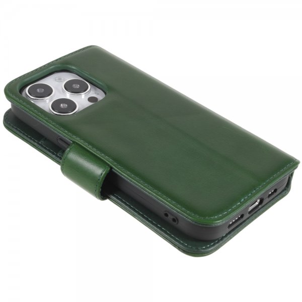 Nordic Covers iPhone 14 Pro Essential Lædercover Juniper Green