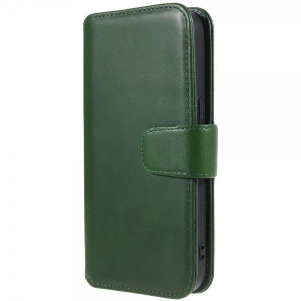 Nordic Covers iPhone 14 Pro Essential Lædercover Juniper Green