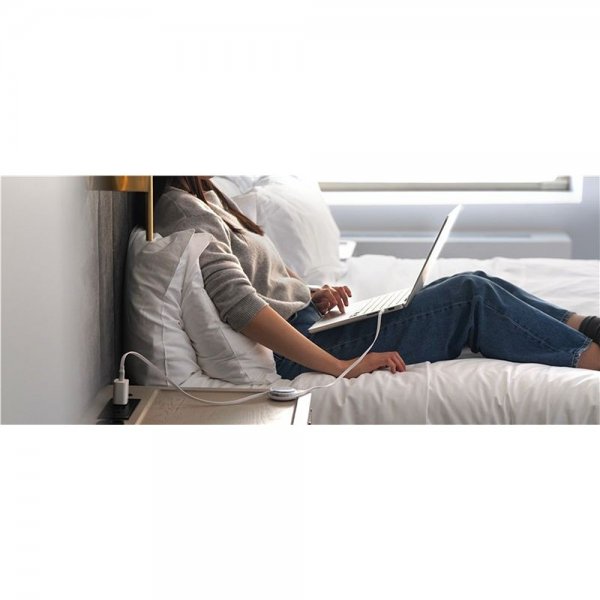 iOttie Kabel 100W optrækkelig USB-C 2-pak hvid