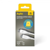 Aqiila Kabel Cablebird CS11 USB-C til USB-C 60W 1m Hvid