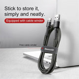 Baseus Kabel Cafule Cable USB-A/USB-C 3m Grå Sort