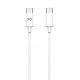 Xqisit Kabel Charge & Sync USB-C til USB-C 1m Hvid
