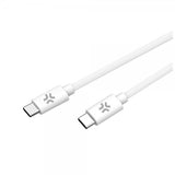 Celly Kabel Cotton Braided USB-C til USB-C 1.5m Hvid