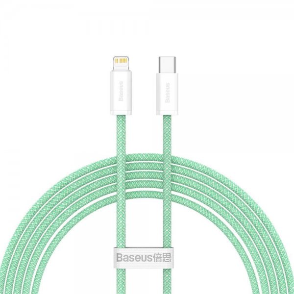 Baseus Kabel Dynamic Series USB-C til Lightning 2 m Grøn