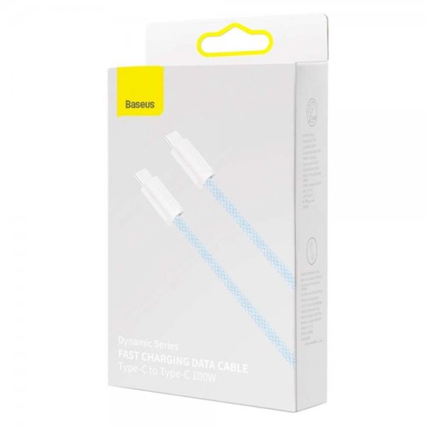 Baseus Kabel Dynamic Series USB-C til USB-C 1 m Blå