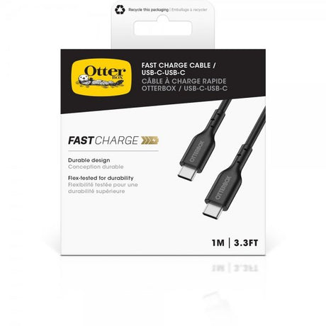 Otterbox Kabel Fast Charge Cable USB-C/USB-C 1m Sort