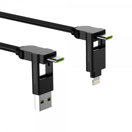 Rolling Square Kabel inCharge X Max 100W 1.5m 6i1 Lava Black