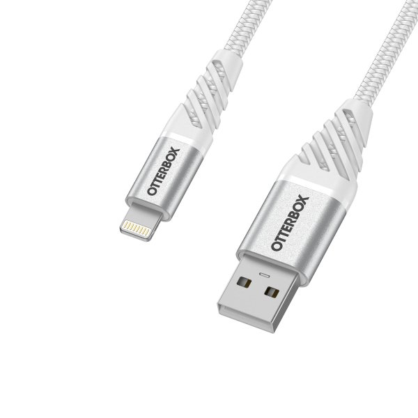 Otterbox Kabel Premium Lightning til USB-A Kabel 2m Cloud White